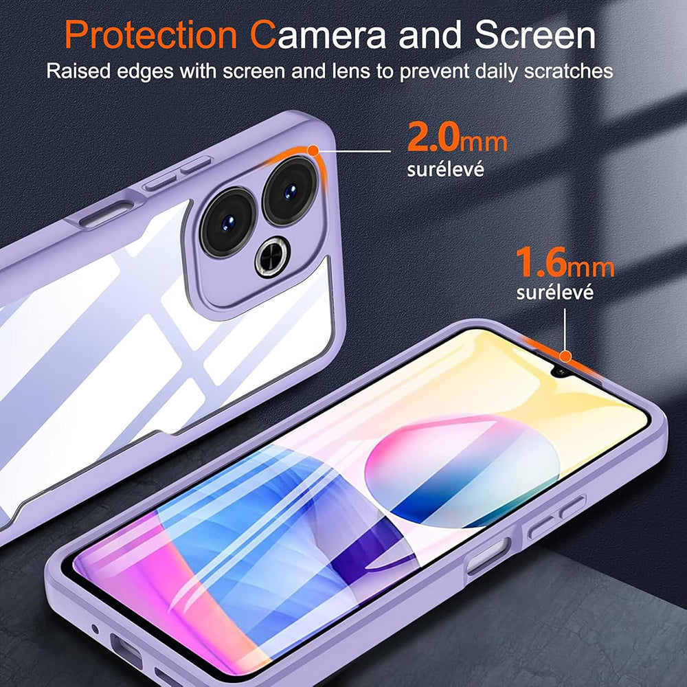 Hoes voor Xiaomi Poco M6 4G / Redmi 13, Techsuit, ColorVerse 360, Zwart