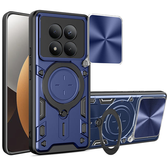 Hoes voor Xiaomi Poco M8 Pro / Redmi Note 15 Pro+ 5G, Techsuit, CamGuard Pro, Blauw