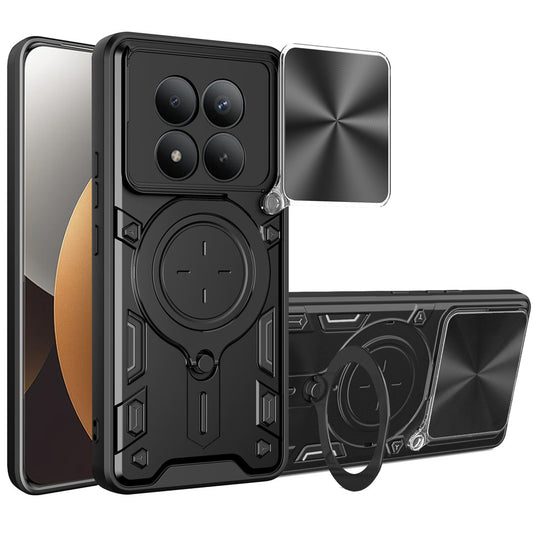 Hoes voor Xiaomi Poco M8 Pro / Redmi Note 15 Pro+ 5G, Techsuit, CamGuard Pro, Zwart