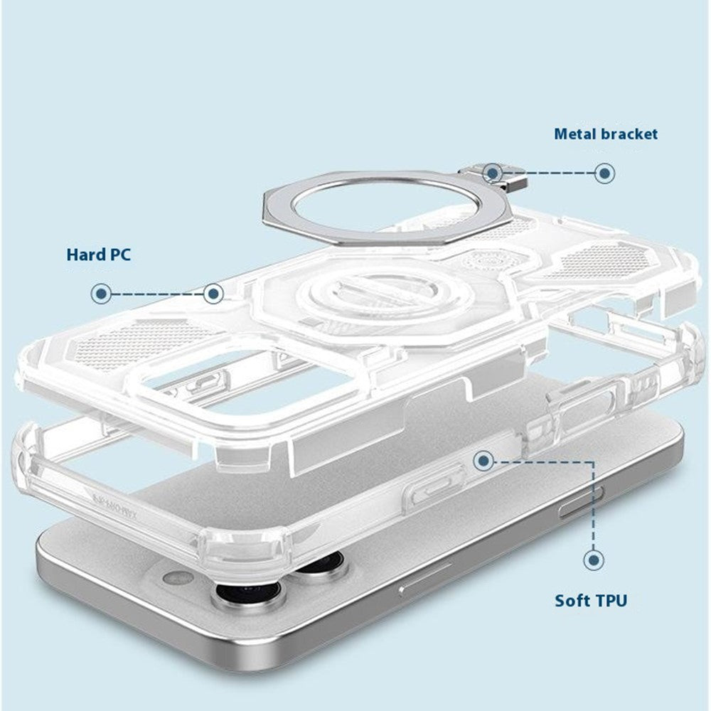 Hoes voor Xiaomi Poco M8 Pro / Redmi Note 15 Pro+ 5G, Techsuit, Carbon Shield Pro, Wit