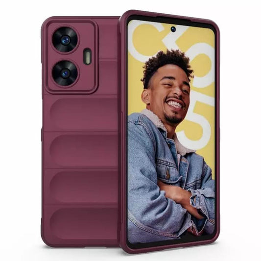 Hoes voor Xiaomi Poco M8 Pro / Redmi Note 15 Pro+ 5G, Techsuit, Magic Shield, Kersenrood