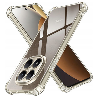 Hoes voor Xiaomi Poco M8 Pro / Redmi Note 15 Pro+ 5G, Techsuit, Schokbestendig Clear, Transparant