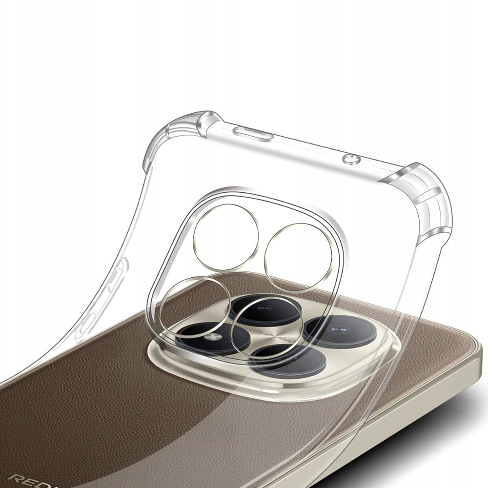 Hoes voor Xiaomi Poco M8 Pro / Redmi Note 15 Pro+ 5G, Techsuit, Schokbestendig Clear, Transparant