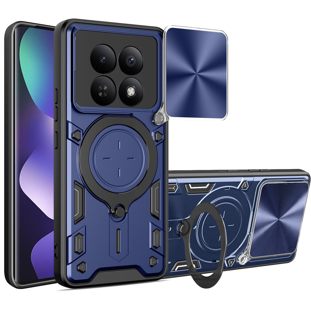 Hoes voor Xiaomi Poco M8 / Redmi Note 15 5G / Note 15 4G, Techsuit, CamGuard Pro, Blauw