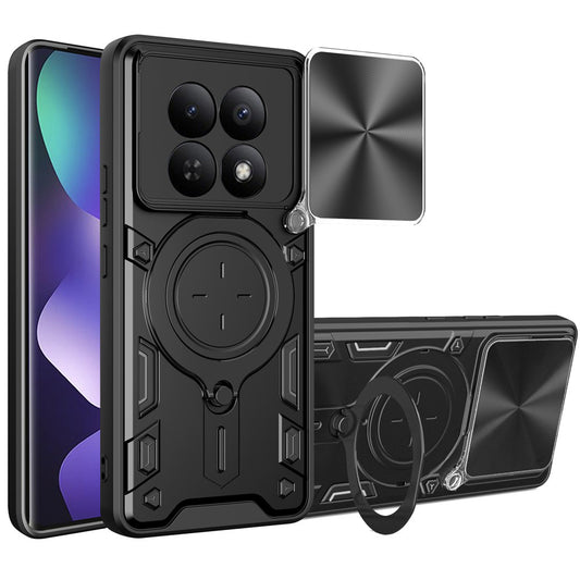 Hoes voor Xiaomi Poco M8 / Redmi Note 15 5G / Note 15 4G, Techsuit, CamGuard Pro, Zwart