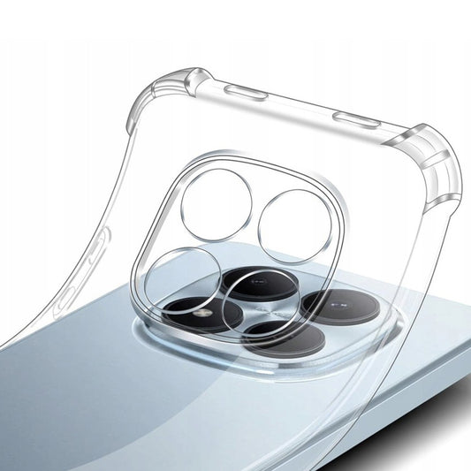 Hoes voor Xiaomi Poco M8 / Redmi Note 15 5G / Note 15 4G, Techsuit, Schokbestendig Clear, Transparant