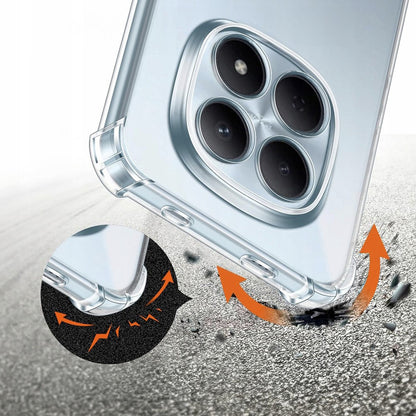 Hoes voor Xiaomi Poco M8 / Redmi Note 15 5G / Note 15 4G, Techsuit, Schokbestendig Clear, Transparant