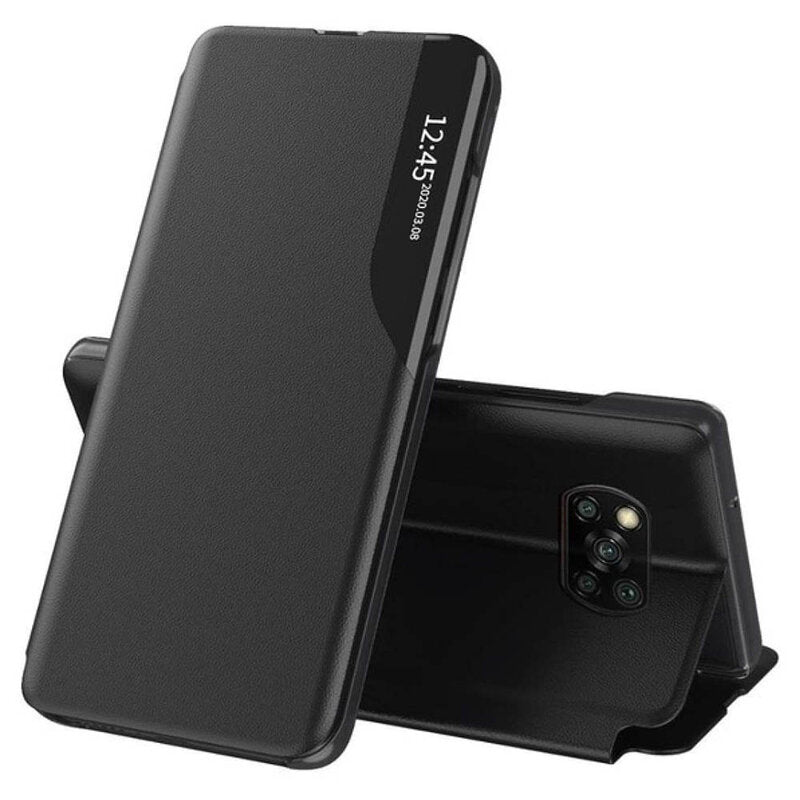 Hoes voor Xiaomi Poco X3 Pro / X3 NFC / X3, Techsuit, eFold, Zwart