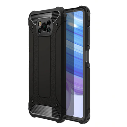 Hoes voor Xiaomi Poco X3 Pro / X3 NFC / X3, Techsuit, Hybrid Armor, Zwart