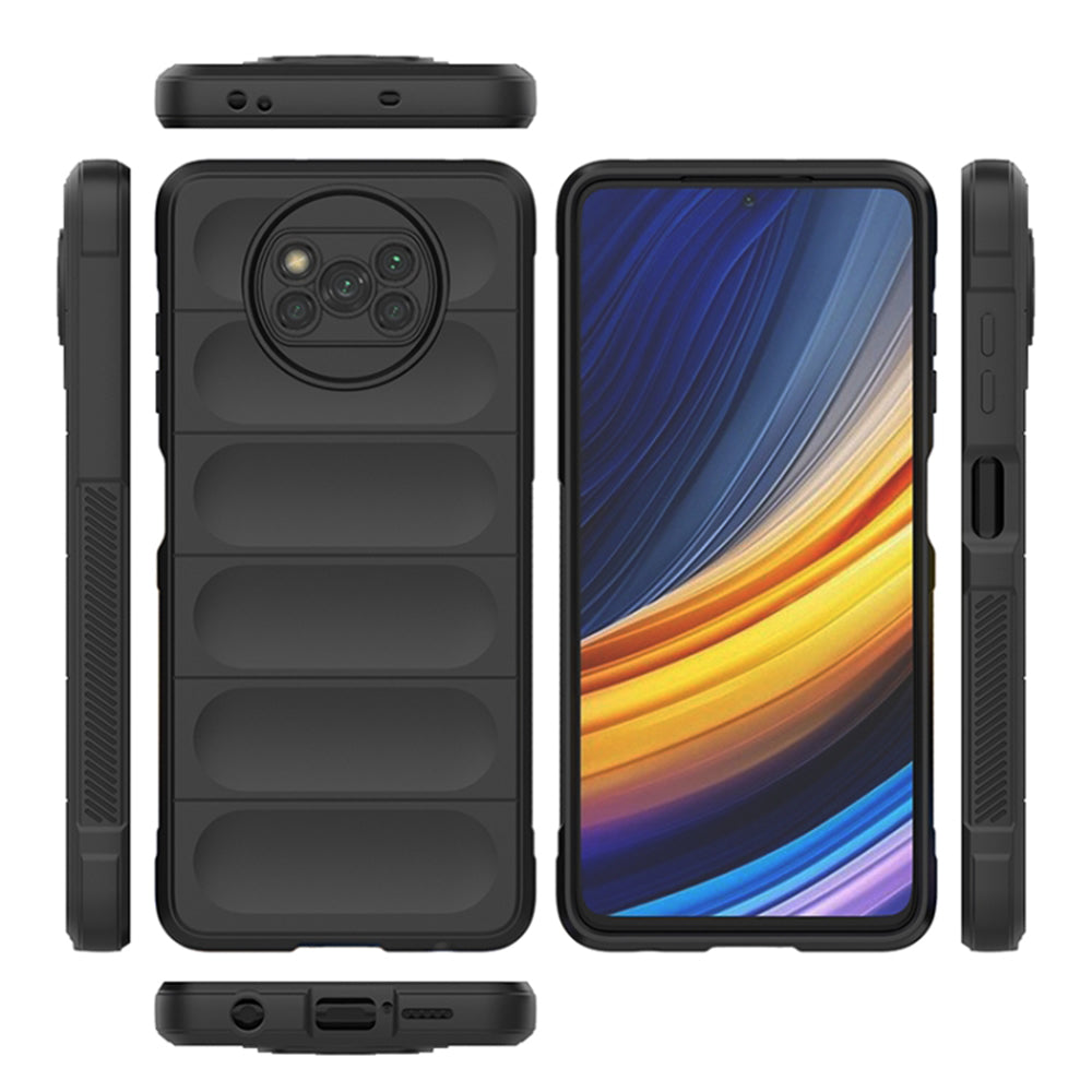 Hoesje voor Xiaomi Poco X3 Pro / X3 NFC / X3, Techsuit, Magic Shield, Zwart