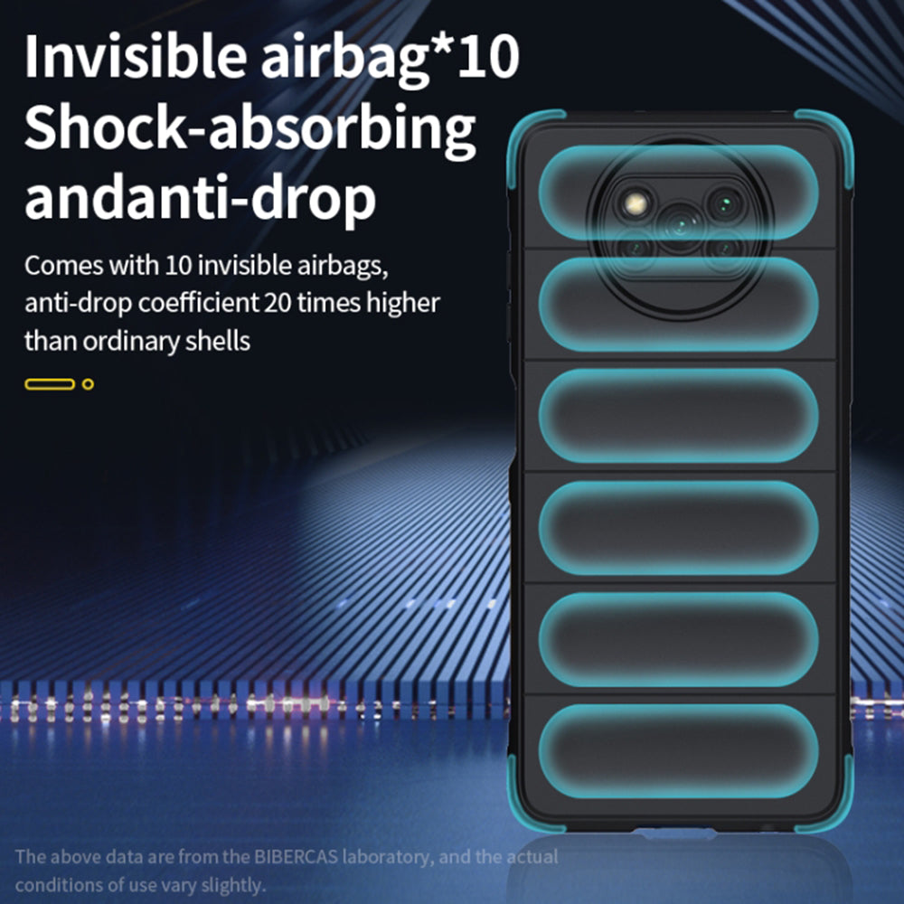 Hoesje voor Xiaomi Poco X3 Pro / X3 NFC / X3, Techsuit, Magic Shield, Zwart