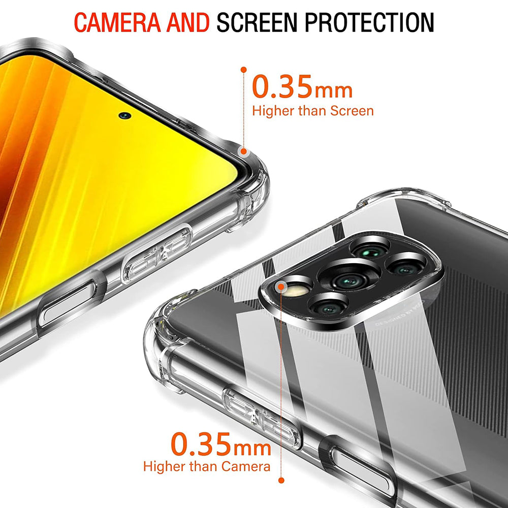 Hoesje voor Xiaomi Poco X3 Pro / X3 NFC / X3, Techsuit, Schokbestendig Helder, Transparant