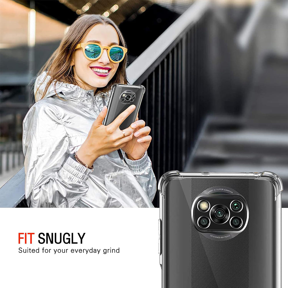 Hoesje voor Xiaomi Poco X3 Pro / X3 NFC / X3, Techsuit, Schokbestendig Helder, Transparant