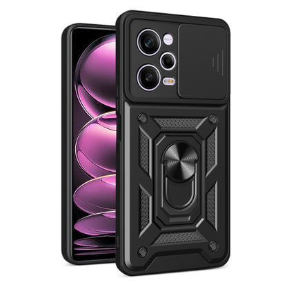 Hoes voor Xiaomi Poco X5 Pro / Redmi Note 12 Pro 5G, Techsuit, CamShield, Zwart