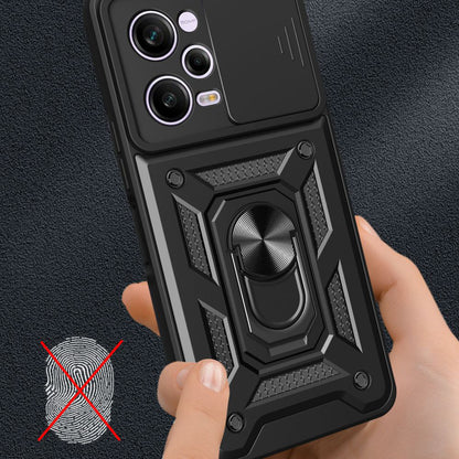 Hoes voor Xiaomi Poco X5 Pro / Redmi Note 12 Pro 5G, Techsuit, CamShield, Zwart