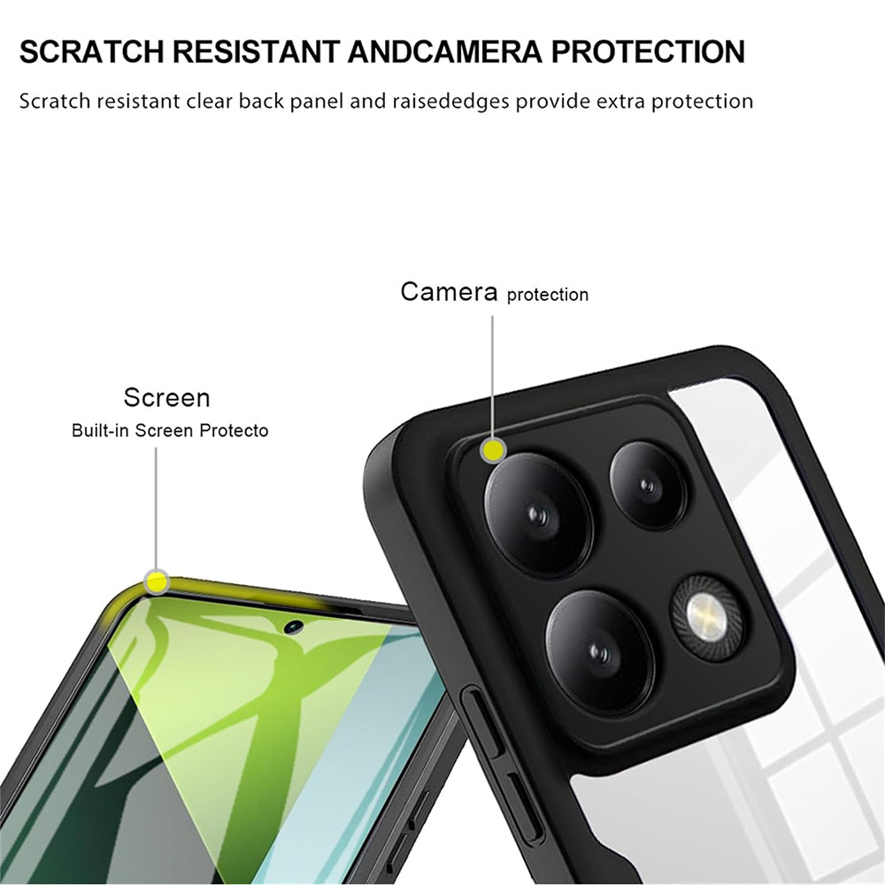 Hoesje voor Xiaomi Poco X6 / Note 13 Pro 5G, Techsuit, ColorVerse 360, Zwart