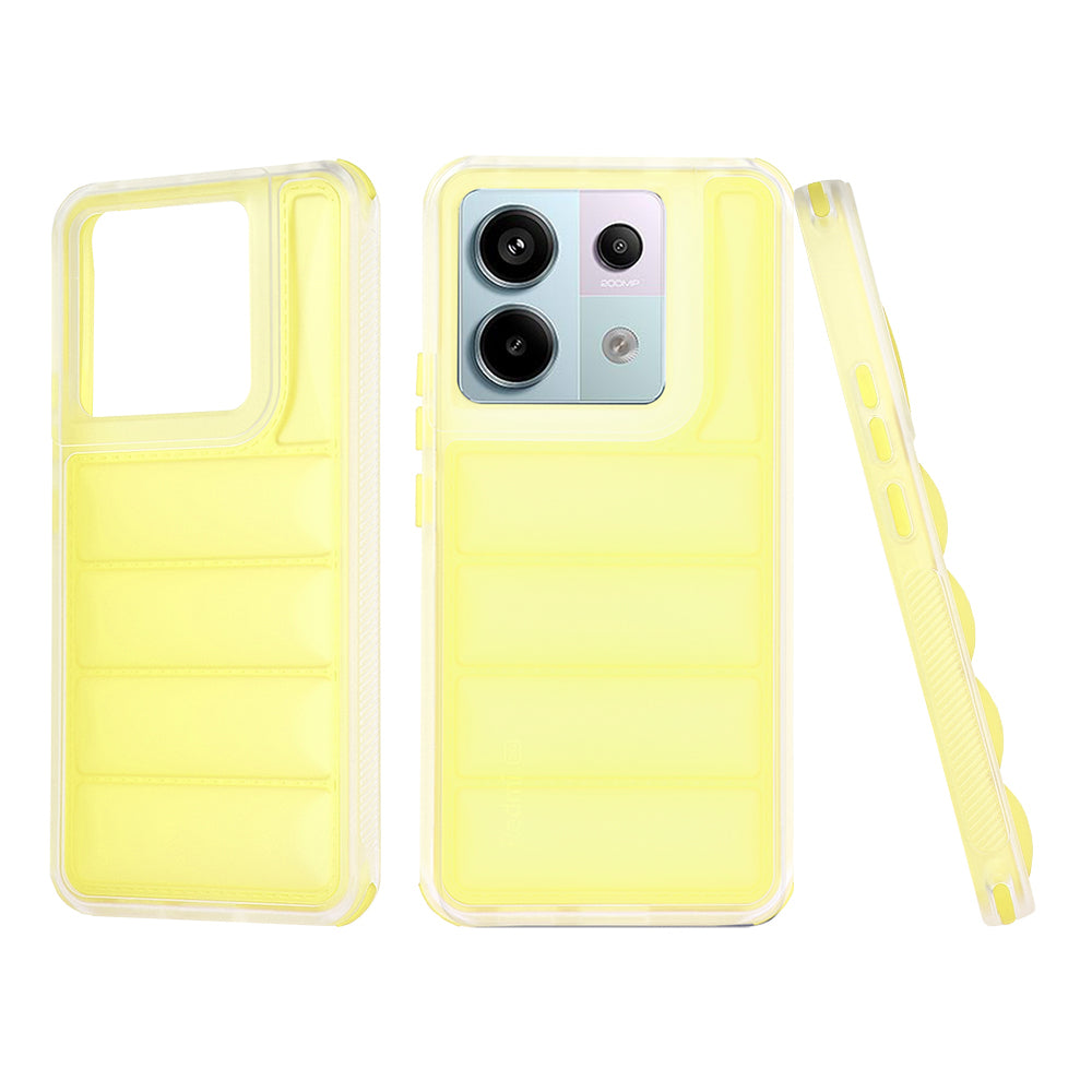 Hoes voor Xiaomi Poco X6 / Note 13 Pro 5G, Techsuit, Wave Shield, Geel