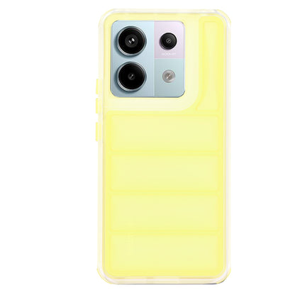 Hoes voor Xiaomi Poco X6 / Note 13 Pro 5G, Techsuit, Wave Shield, Geel