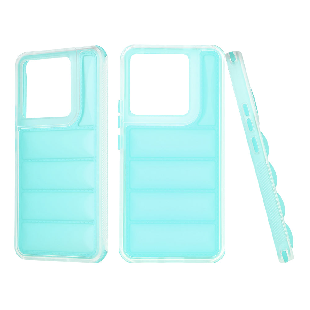 Case for Xiaomi Poco X6 / Note 13 Pro 5G, Techsuit, Wave Shield, Turquoise
