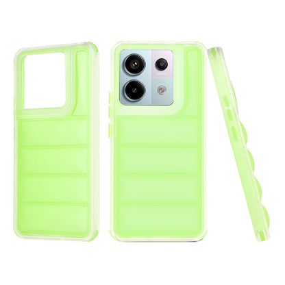 Hoes voor Xiaomi Poco X6 / Note 13 Pro 5G, Techsuit, Wave Shield, Groen