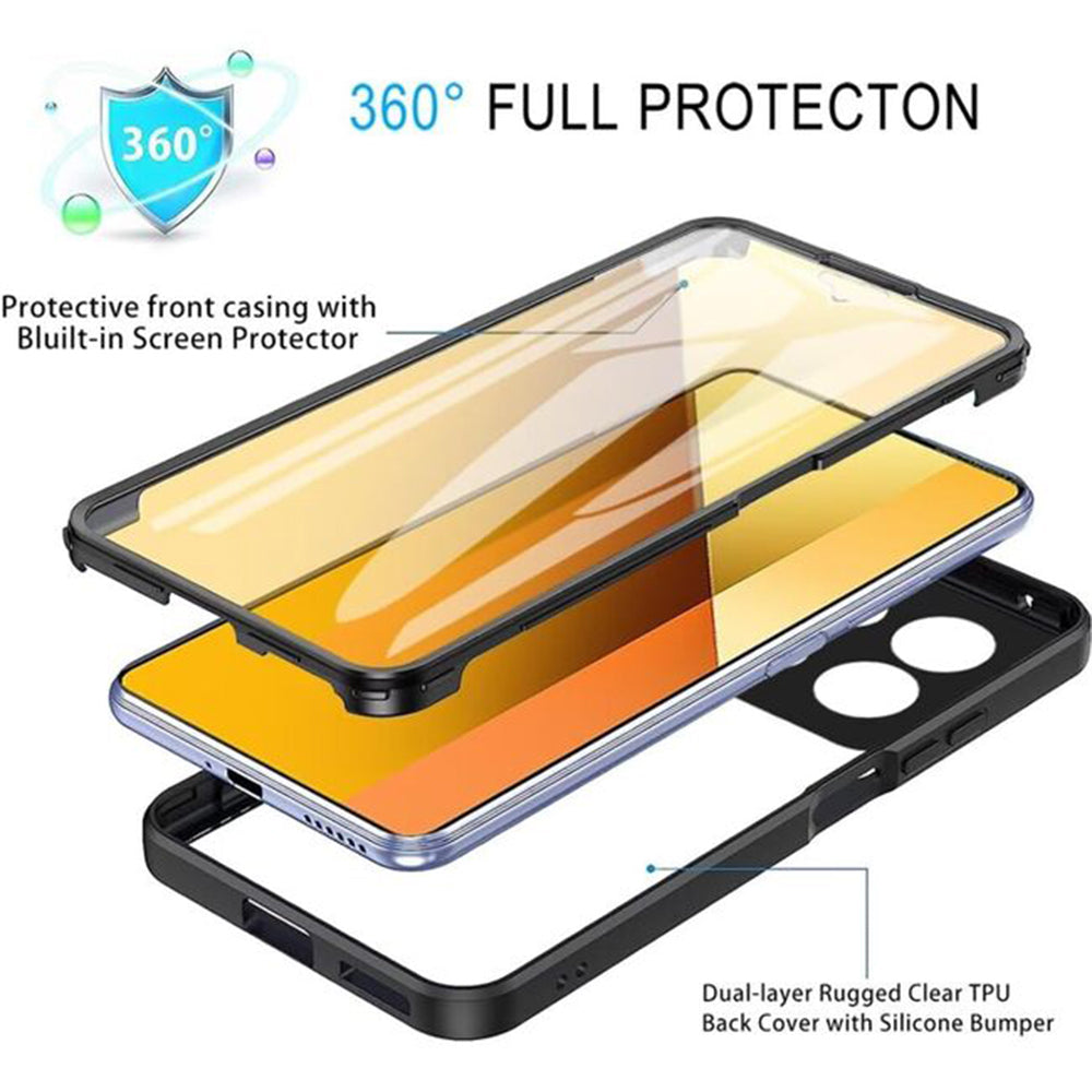 Case for Xiaomi Poco X6 Pro, Techsuit, ColorVerse 360, Pink