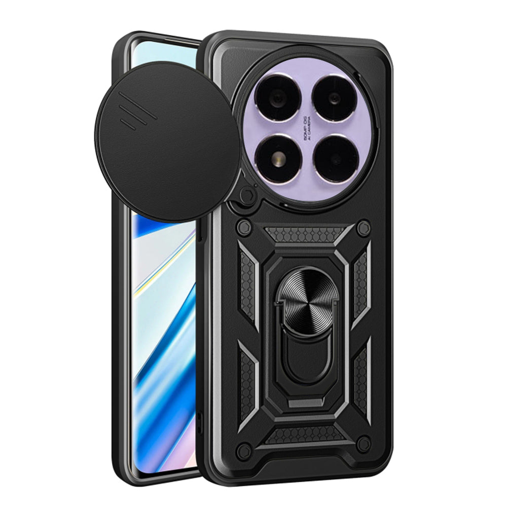 Case for Xiaomi Poco X7 / Note 14 Pro 5G, Techsuit, CamShield, Black