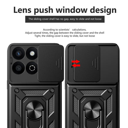 Case for Xiaomi Poco X7 Pro, Techsuit, CamShield, Black