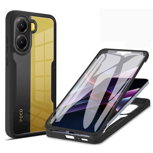 Hoes voor Xiaomi Poco X7 Pro, Techsuit, ColorVerse 360, Zwart