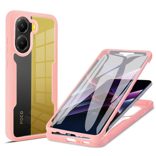 Hoes voor Xiaomi Poco X7 Pro, Techsuit, ColorVerse 360, Roze