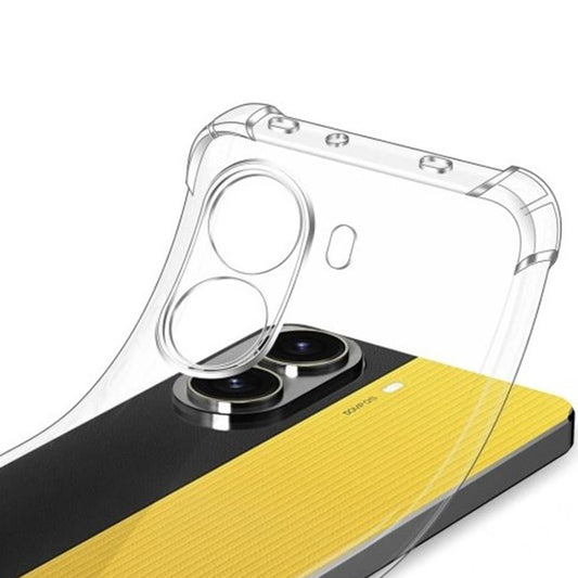 Hoes voor Xiaomi Poco X7 Pro, Techsuit, Schokbestendig Transparant, Doorzichtig