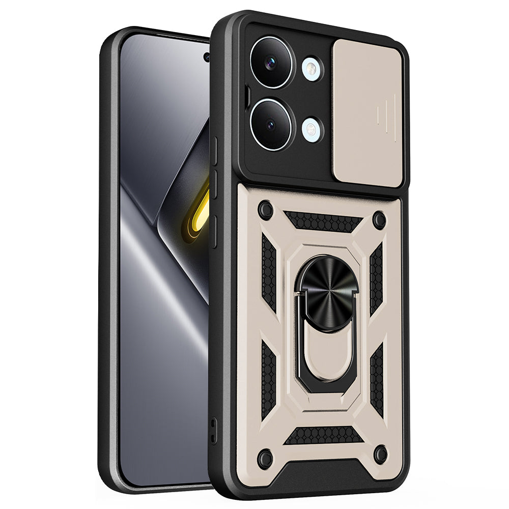 Hoes voor Xiaomi Poco X8 Pro Max, Techsuit, CamShield, Goudkleurig