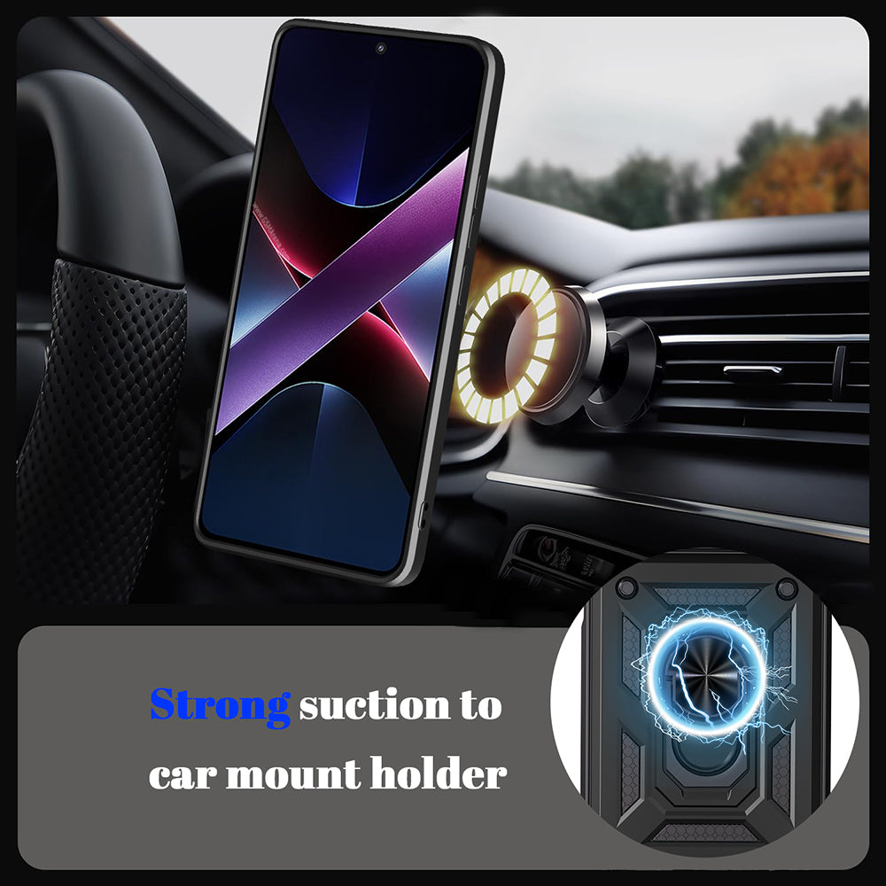 Hoes voor Xiaomi Poco X8 Pro Max, Techsuit, CamShield, Goudkleurig