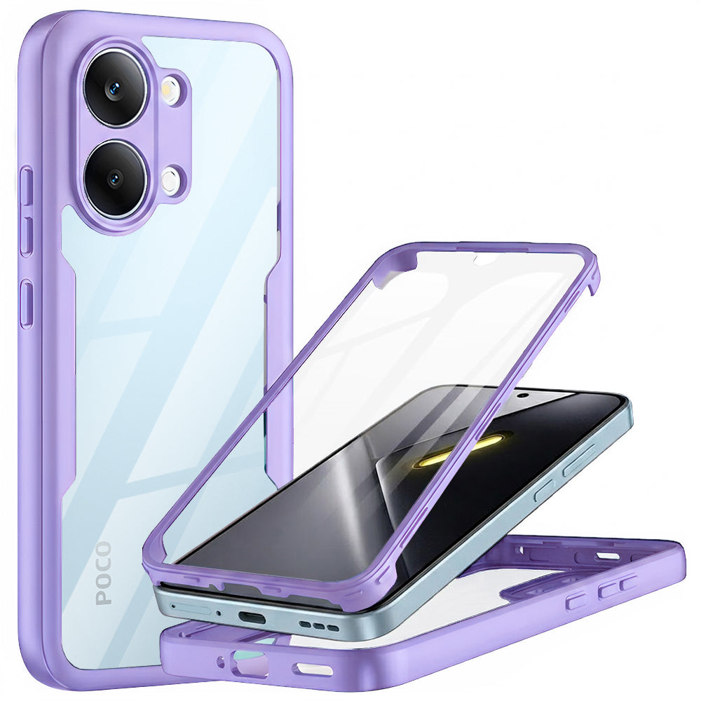 Hoes voor Xiaomi Poco X8 Pro Max, Techsuit, ColorVerse 360, Paars