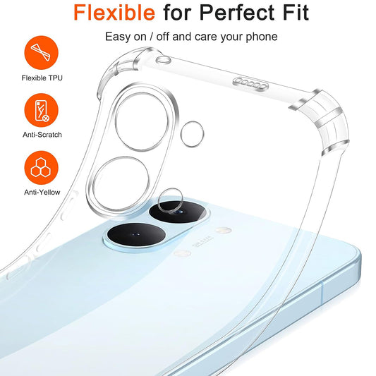 Hoesje voor Xiaomi Poco X8 Pro Max, Techsuit, Schokbestendig Clear, Transparant