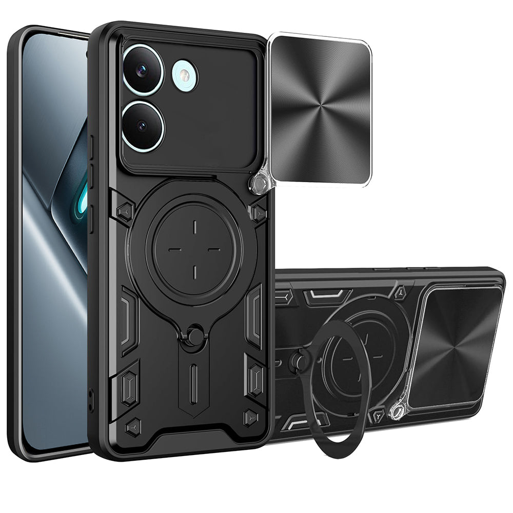 Hoes voor Xiaomi Poco X8 Pro, Techsuit, CamGuard Pro, Zwart