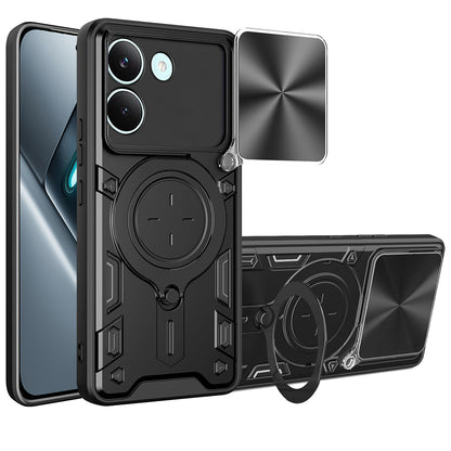 Hoes voor Xiaomi Poco X8 Pro, Techsuit, CamGuard Pro, Zwart