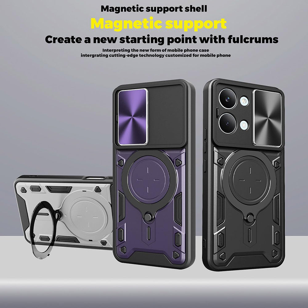 Hoes voor Xiaomi Poco X8 Pro, Techsuit, CamGuard Pro, Zwart