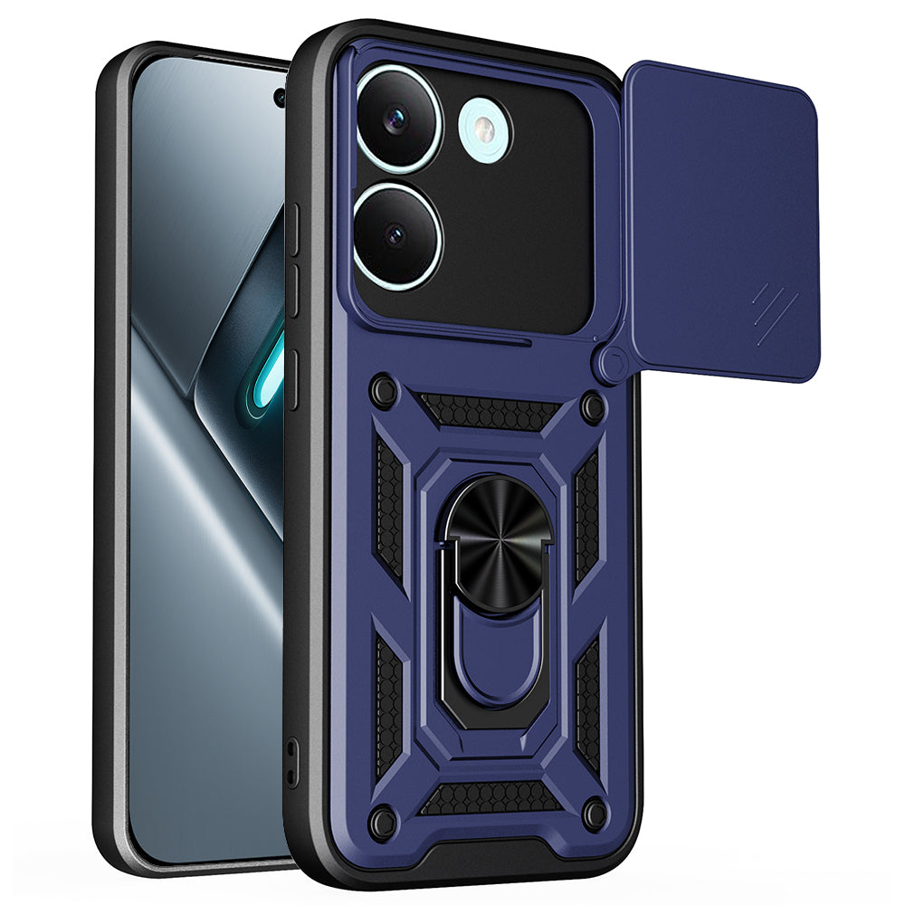 Hoes voor Xiaomi Poco X8 Pro, Techsuit, CamShield, Blauw