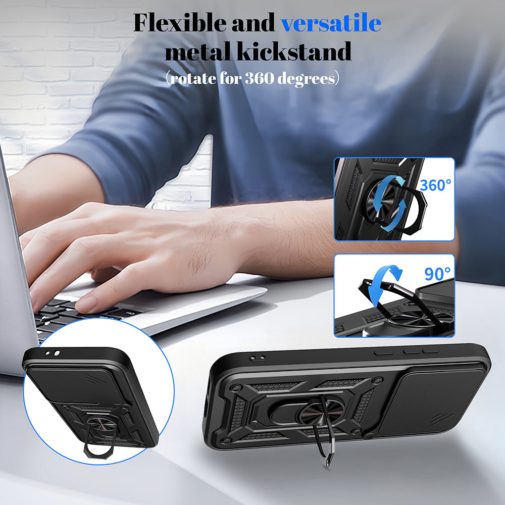 Hoes voor Xiaomi Poco X8 Pro, Techsuit, CamShield, Blauw