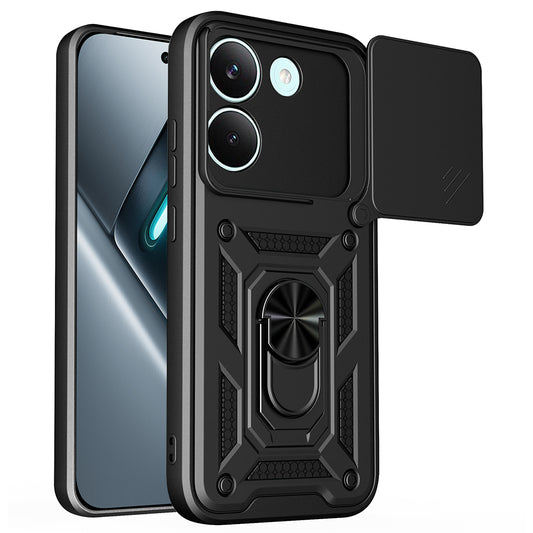 Hoes voor Xiaomi Poco X8 Pro, Techsuit, CamShield, Zwart