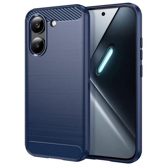Hoes voor Xiaomi Poco X8 Pro, Techsuit, Carbon, Blauw