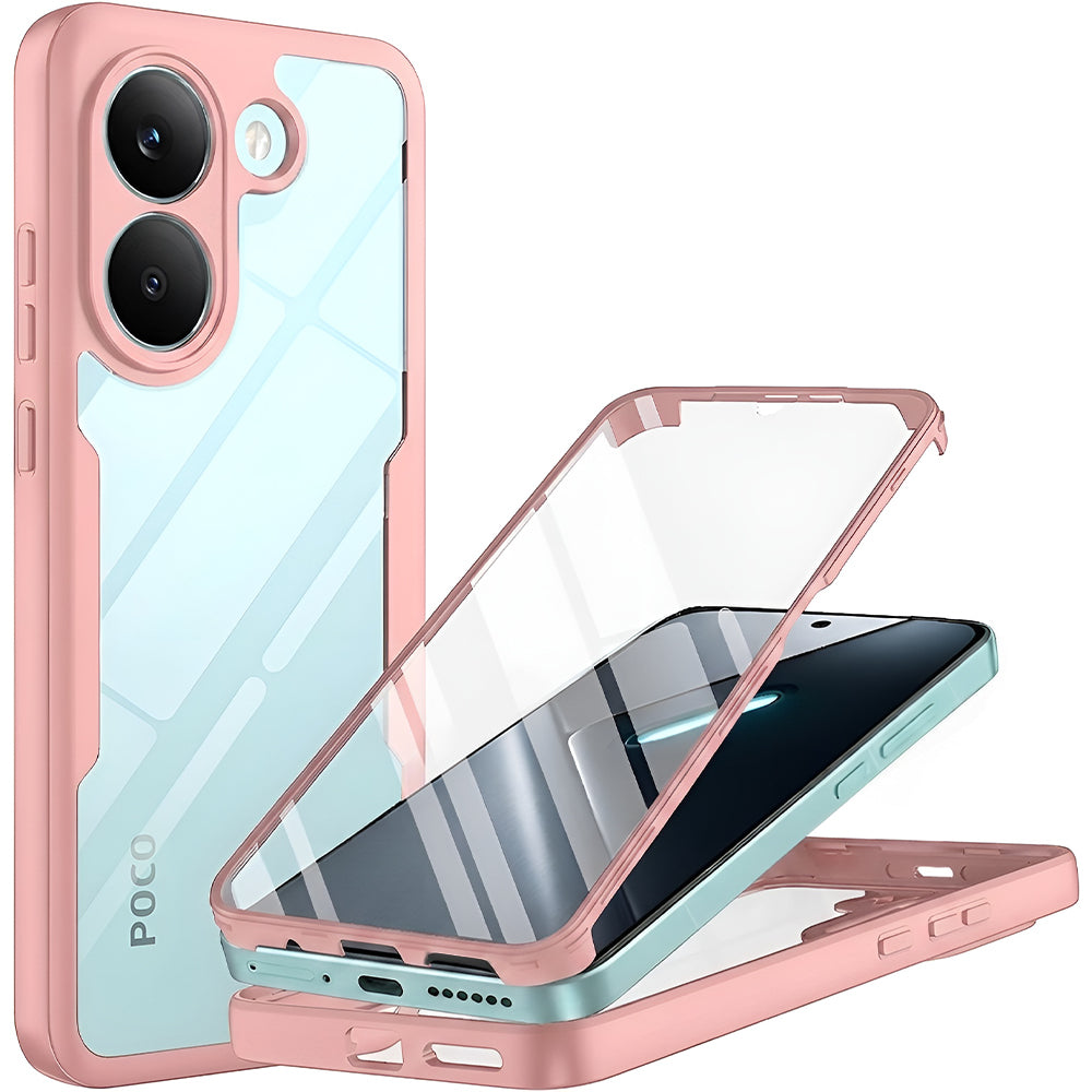 Hoes voor Xiaomi Poco X8 Pro, Techsuit, ColorVerse 360, Roze