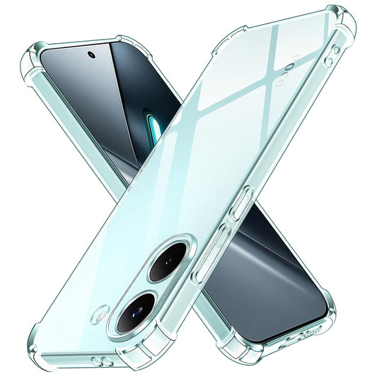Hoes voor Xiaomi Poco X8 Pro, Techsuit, Schokbestendig Clear, Transparant