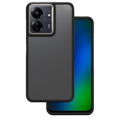 Hoesje voor Xiaomi Poco M6 / Redmi 13C 5G, OEM, Crystal Black, Grijs