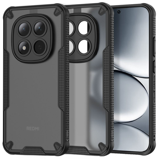 Hoes voor Xiaomi Redmi Note 15 Pro 5G, Tech-Protect, Rugged Shield, Zwart