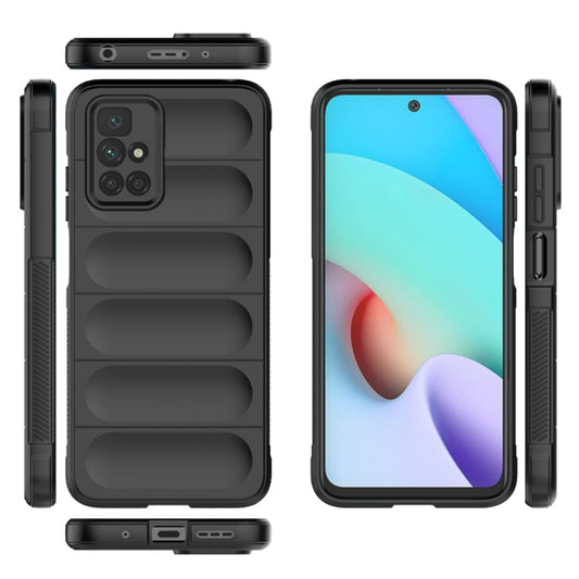 Hoesje voor Xiaomi Redmi 10 2022 / 10 (2021), Techsuit, Magic Shield, Zwart