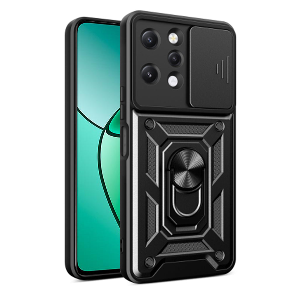 Hoes voor Xiaomi Redmi 12 5G / 12, Techsuit, CamShield, Zwart