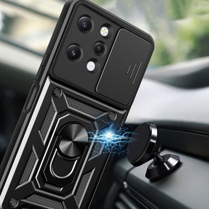 Hoes voor Xiaomi Redmi 12 5G / 12, Techsuit, CamShield, Zwart