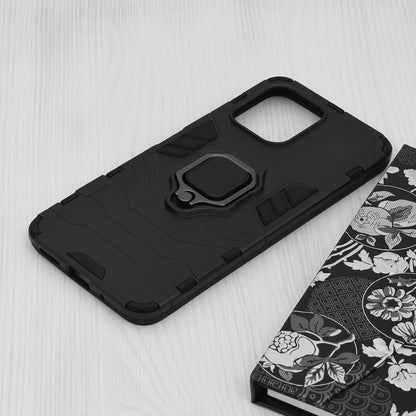 Hoes voor Xiaomi Redmi 12 5G / 12, Techsuit, Shield, Zwart