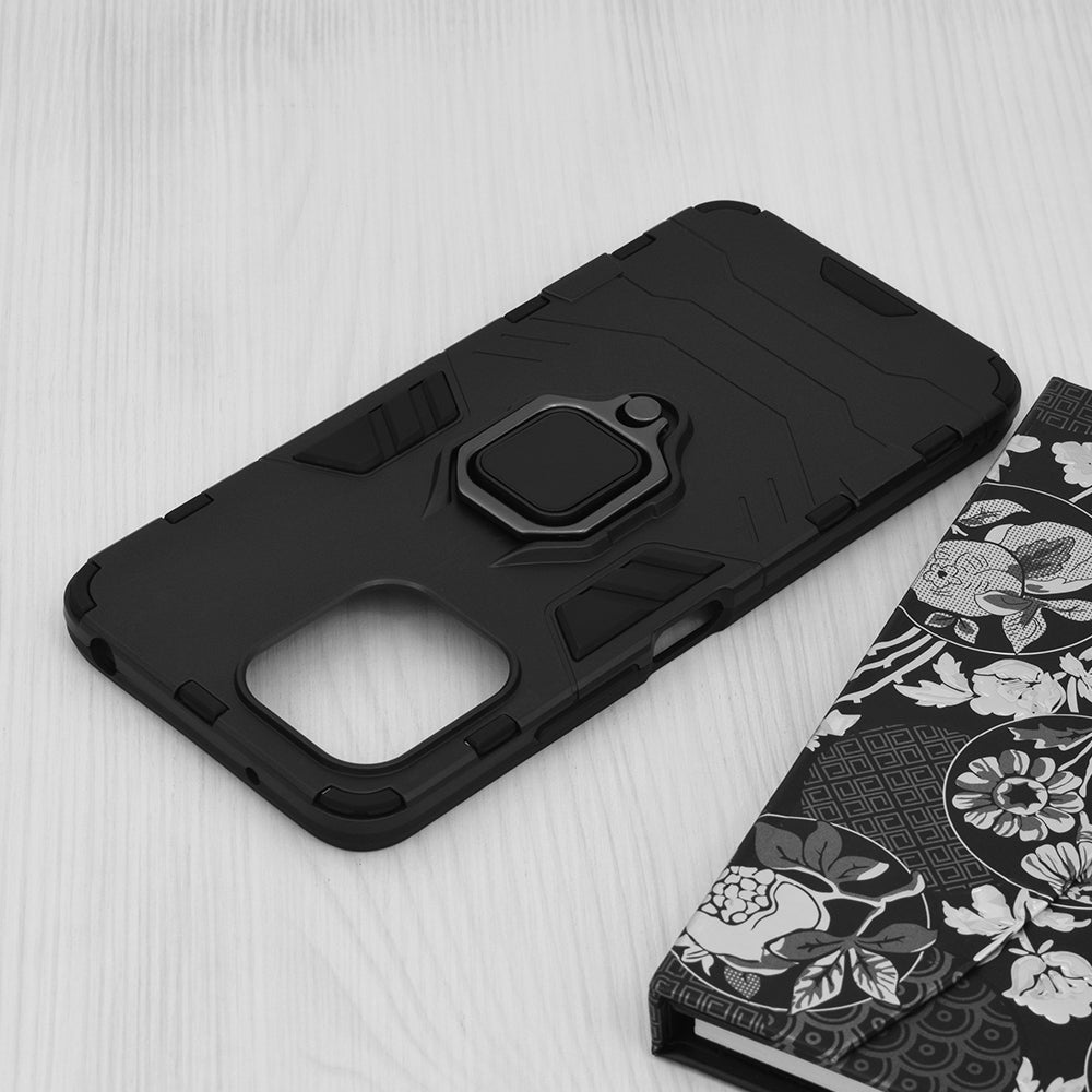 Hoes voor Xiaomi Redmi 12 5G / 12, Techsuit, Shield, Zwart